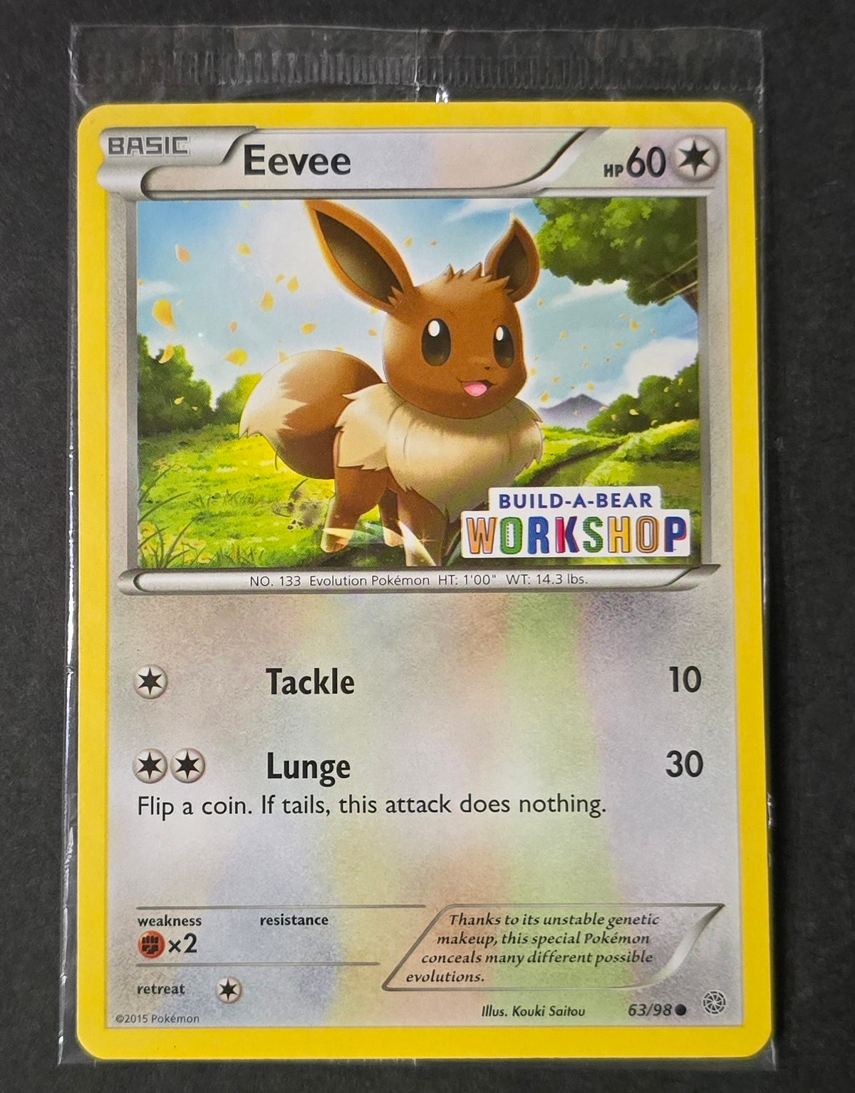 Eevee 63/98 | Build-A-Bear Workshop | Promo (Sealed)
