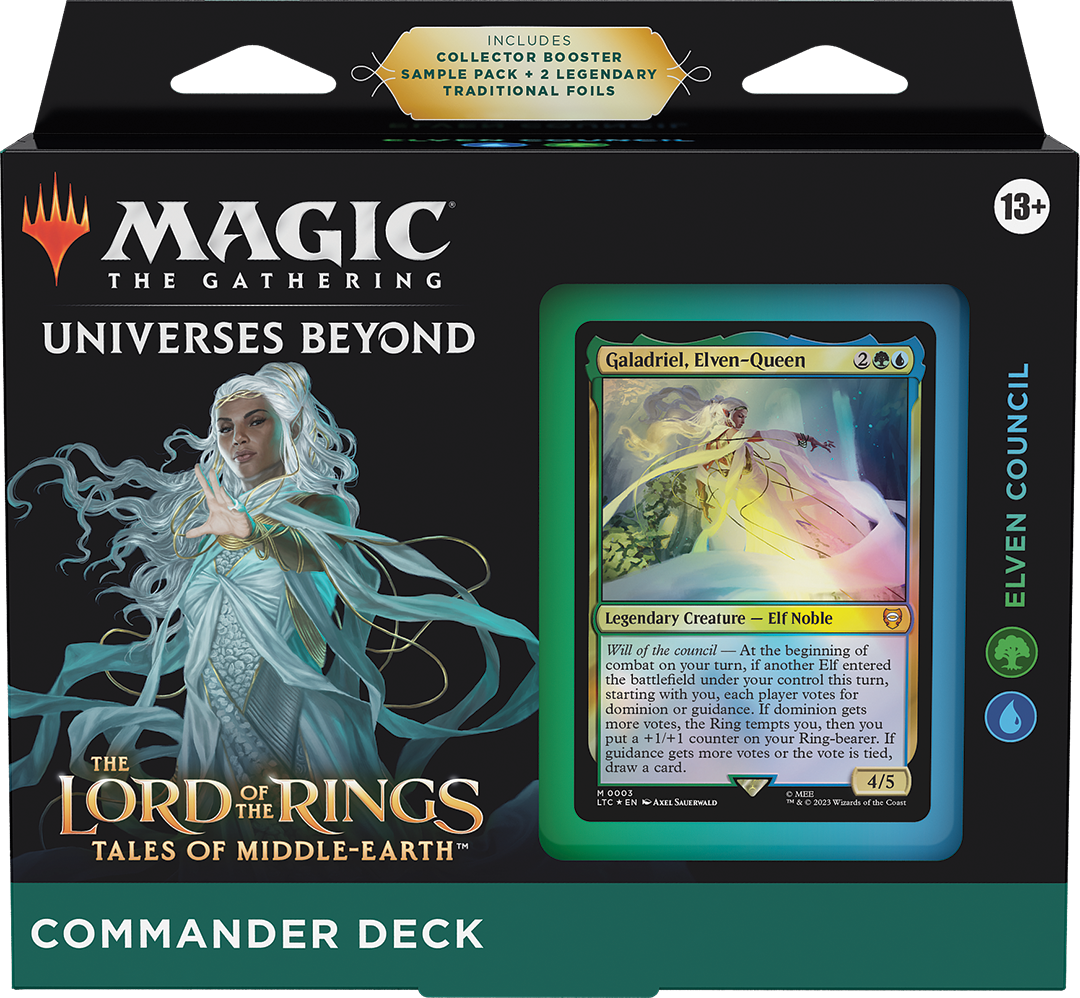 Magic the Gathering Lord of the Rings Elven Council Commander Deck