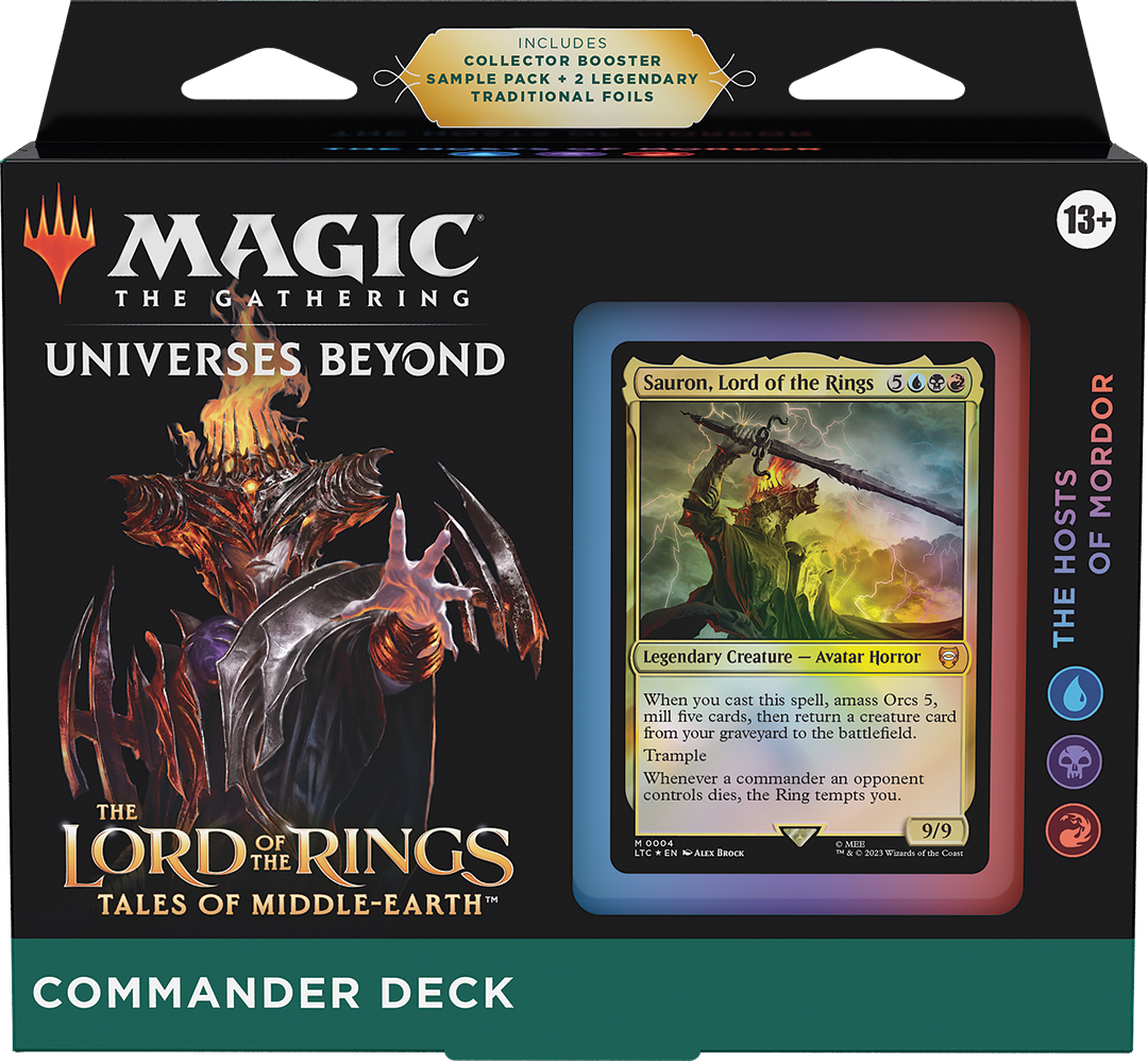 MTG Lord of the Rings The Hosts of Mordor Commander Deck